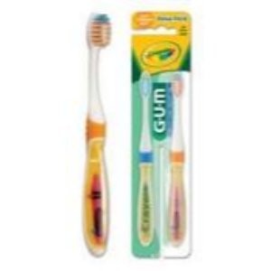 GUM Crayola Games Toothbrush 228 (2ct) - Fun Brushing for Happy Smiles 