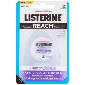 Listerine Healthy White Mint Floss - Brighten Your Smile 